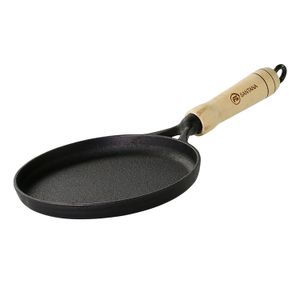Frigideira para Tapioca 18cm Preta - Fundição Santana
