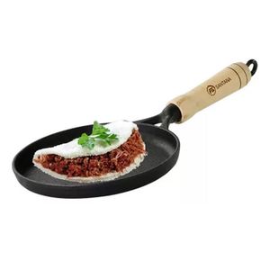 Frigideira para Tapioca 18cm Preta - Fundição Santana