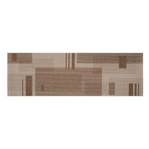 Passadeira Eco-nat Painel 57x180cm Bege e Marrom - Têxtil J. Serrano