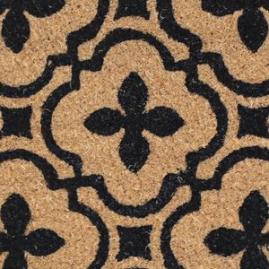 Capacho 40x60cm Estampado Preto - Tuut