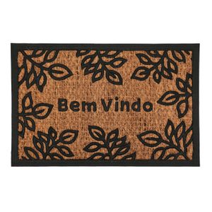 Capacho 40x60cm Bem Vindo Preto - Tuut