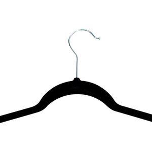 Cabide de Veludo 3 Peças Preto - Tuut