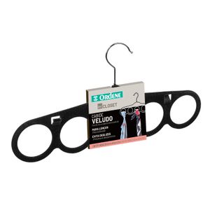 Cabide de Veludo para Lenço Preto - Ordene