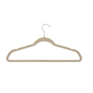 Cabide de Veludo 3 Peças Branco - Tuut