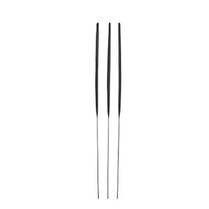 Vela Sparkles 25cm 3 Peças - Silver Plastic