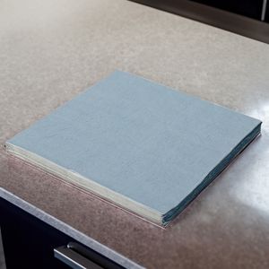 Guardanapo de Papel 2 Folhas 20 Unidades 33cm Relevo Azul Bebe - Silver Plastic