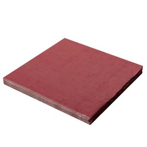 Guardanapo de Papel 2 Folhas 20 Unidades 33cm Relevo Vermelho - Silver Plastic