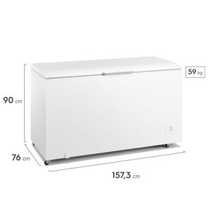 Freezer Horizontal Electrolux Cycle Defrost 513L Inverter Uma Porta (HI550)