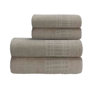 Toalha de Banho Loft 70x130cm Bege - Camesa