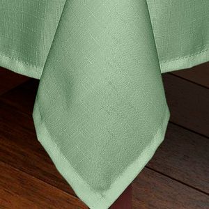 Toalha de Mesa Quadrada 1,45x1,45m Ráfia Verde Musgo - Branyl