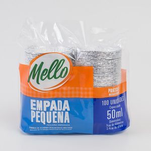 Forma de Empada Descartável 50mL 100un - Mello
