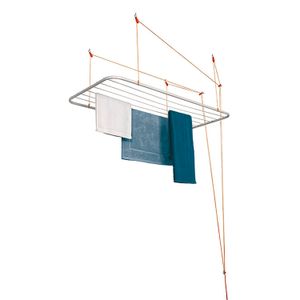 Varal de Teto 90cm Branco - Home Space