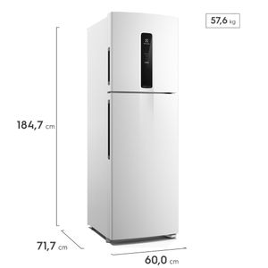 Geladeira Electrolux Frost Free Inverter 410L Efficient com AutoSense Duplex Branca (IF46)
