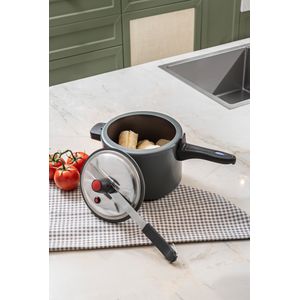 Panela de Pressão 4,5l Ceramic Life Vapt Cinza - Brinox