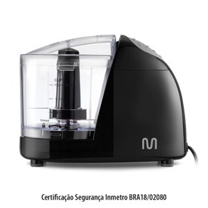 Mini Processador de Alimentos 350mL Preto Ce076/ce077 - Multi