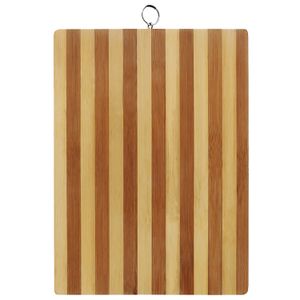 Tábua de Corte Retangular Listrada Bambu 36x25cm - Tuut
