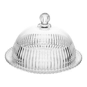 Queijeira de Cristal com Tampa Imperatriz 20cm - Wolff