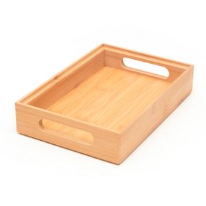 Caixa Organizadora de Bambu Empilhável 22x15,1cm - Oikos