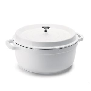 Caçarola Antiaderente Branca 4,3l - Hercules