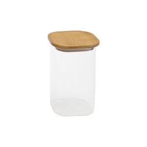 Pote de Vidro com Tampa De Bambu 1,4l - Oikos