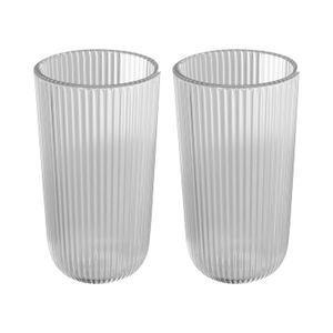 Conjunto 2 Copos de Vidro Lines 450mL - Wolff