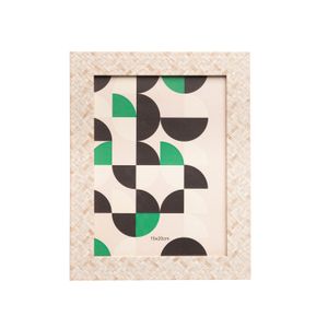 Porta Retrato Geometric 10x15cm Cinza - Wolff
