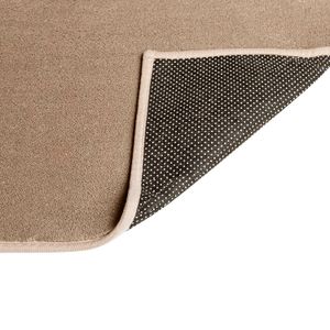Tapete Carino Cor 03 Bege Escuro 40x60cm - Edantex