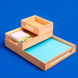 Caixa Organizadora de Bambu Empilhável 15,1x11cm - Oikos