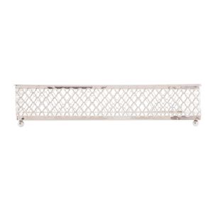 Bandeja Decorativa Barcelona 21cm Prateada - Lyor