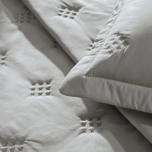 Colcha Solteiro Diamond 2 Peças Cinza Proven - Altenburg