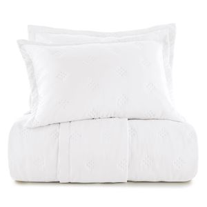 Colcha de Casal Diamond 3 Peças Branco - Altenburg