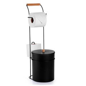 Suporte de Papel Higiênico Chão Tp Eco Black - Arthi