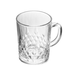 Caneca de Vidro Diamante 220mL - Lyor