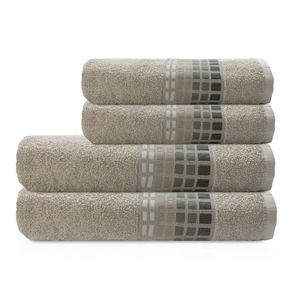 Toalha de Rosto Mixer Cinza 45x70cm - Camesa
