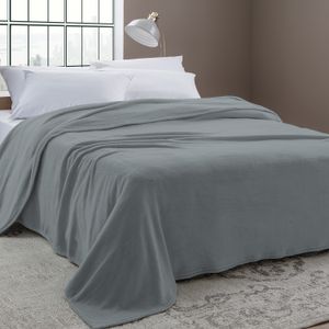Cobertor Queen Velour Cinza - Camesa