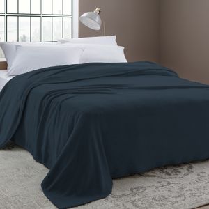 Cobertor Casal Velour Marinho - Camesa
