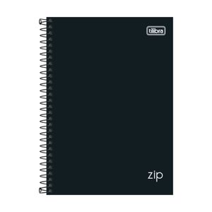 Caderno Espiral Capa Dura 1/4 Preto 80 Folhas - Tilibra