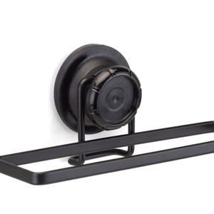 Porta Toalha de Rosto com Ventosa Black - Arthi