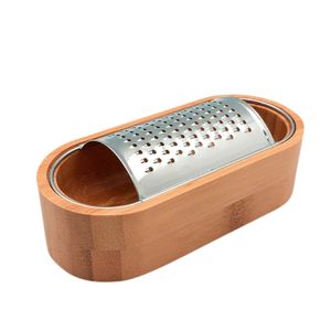 Ralador com Recipiente de Bambu 15cm - Oikos
