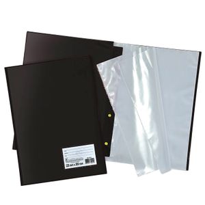 Pasta Catálogo com 50 Envelopes Preto - Dac