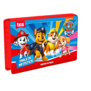 Maleta de Pintura Infantil Patrulha Canina 42 Peças - Licencas