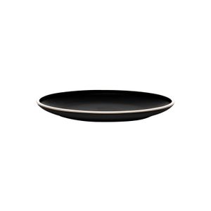 Prato Melamina Class Preto para Pão 15cm - Wolff
