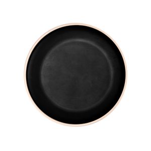 Prato Melamina Class Preto para Pão 15cm - Wolff