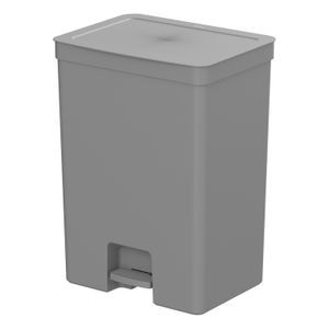 Lixeira com Pedal Trium 50l Chumbo - Ou