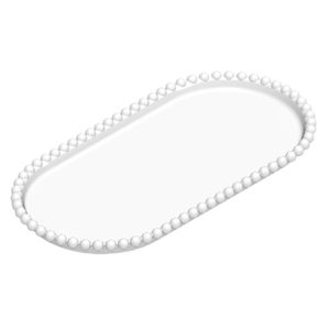Bandeja Oval 25x13cm Branca - Honorio