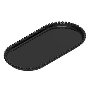 Bandeja Oval 25x13cm Preta - Honorio