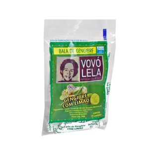 Bala de Gengibre com Limão 36g - Vovó Lela