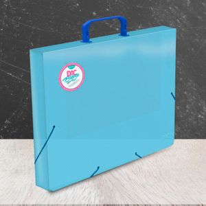 Pasta Maleta de Ofício com Alça Breeze Azul - Dac
