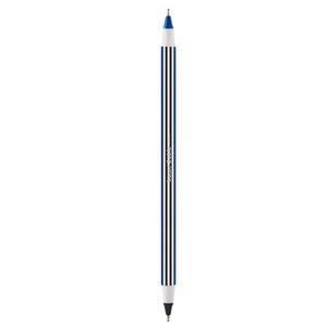Caneta Esferográfica Doble 1.0mm Azul e Preto - Bazze