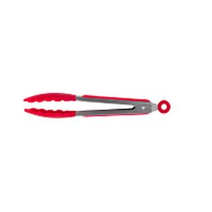 Pegador de Inox com Silicone 27cm Vermelho - Oliveira